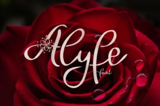 Alyfe: Elevating Design Projects with Floral Typography