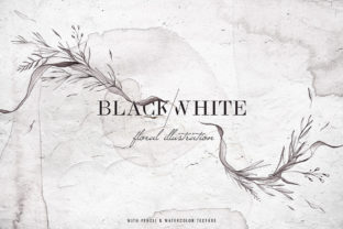 Elevating Visual Identity: The Strategic Value of Black White Watercolor Floral Assets in Modern Design