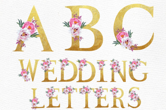 Evaluating Floral Gold Alphabet Clipart for Professional Design Projects
