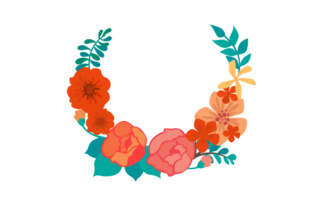 Evaluating Floral Wreath 2: A Versatile Vector Asset for Professional Design