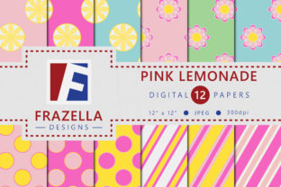 Evaluating Pink Lemonade Digital Paper for Professional Spring Design Projects
