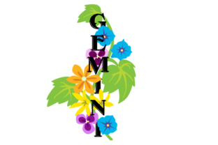 Floral Gemini: Versatile Vector Design for Creative Projects