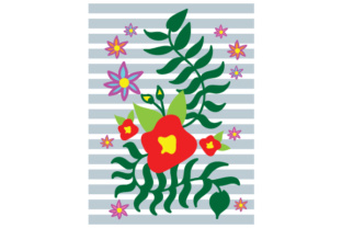 Floral Journal Card: Versatile Botanical Design Assets
