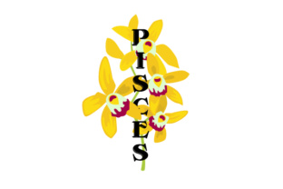 Floral Pisces: Versatile Vector Design for Creators