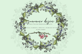 Hand Drawn Floral Black Berry Clip Art Guide