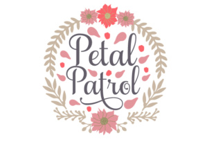 Petal Patrol with Floral Wreath: Strategic Application for Brand Identity and Creative Projects