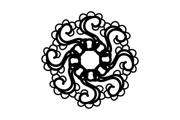 Swirl Vintage Background: Elegant Floral Design Assets