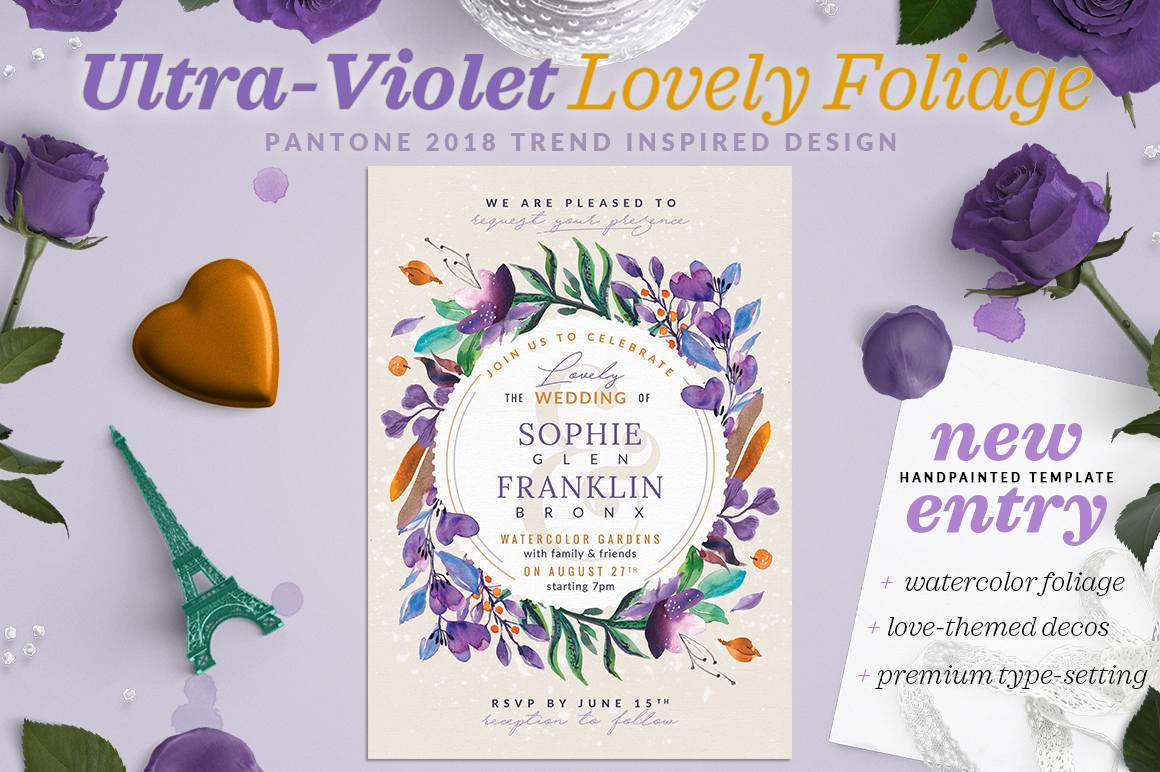 Ultra-Violet Lovely Foliage Card III: A Practical Design Asset Review