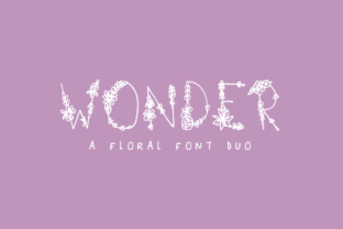 Wonder: Strategic Application of Botanical Typography in Romantic Branding